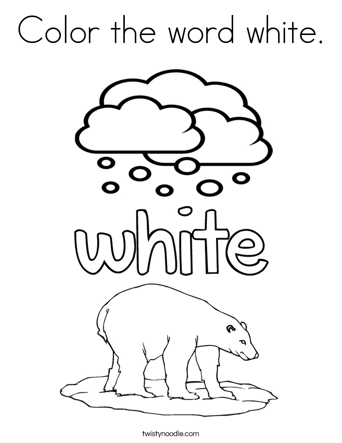 685x886 White Coloring Pages