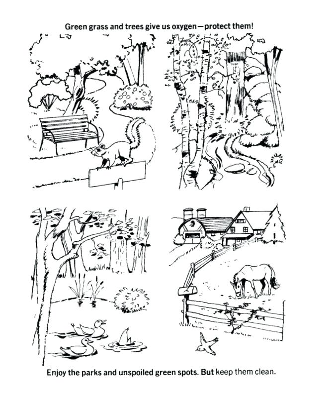 670x820 Recycle In The Park Coloring Page Earth Day Coloring Pages Green
