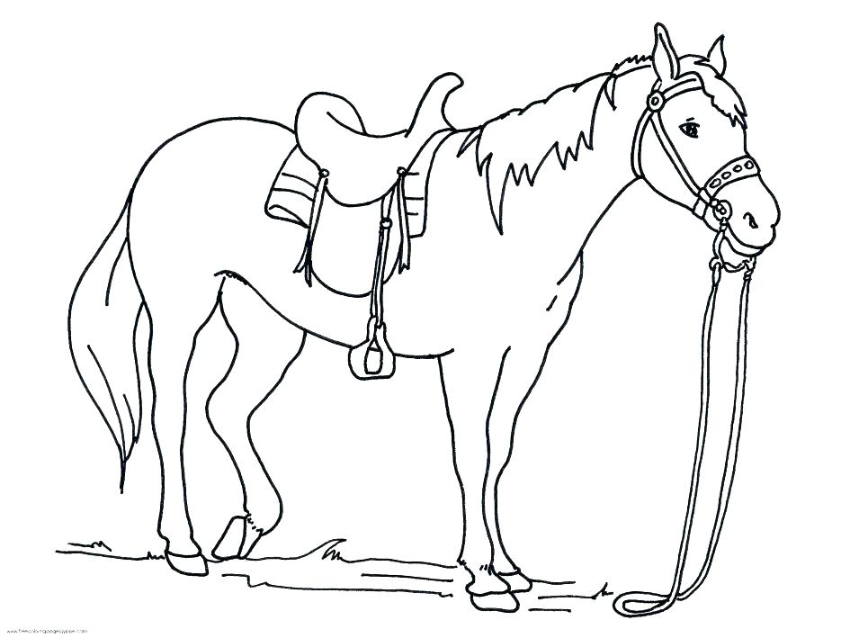 945x709 Coloring Pages For Horses Coloring Page Horses Horse Coloring