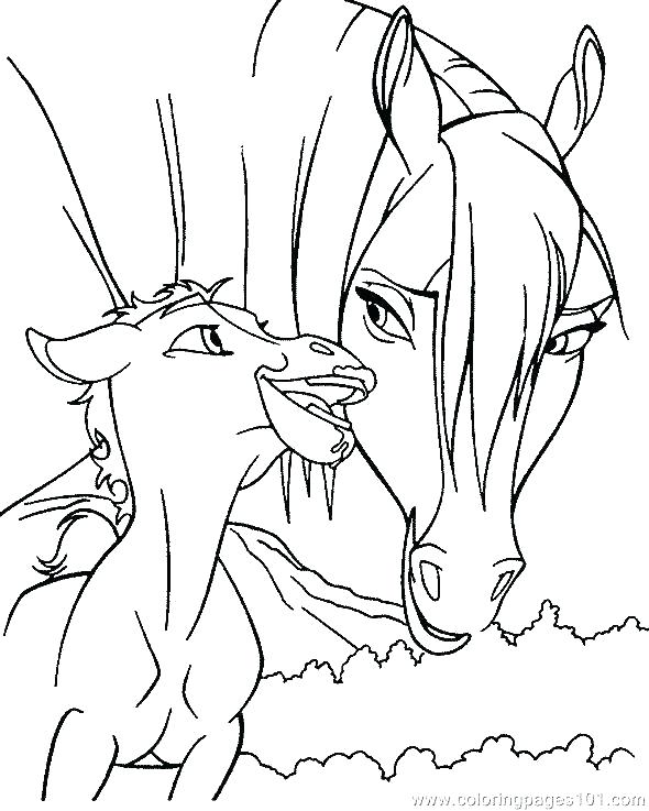 590x737 Race Horse Coloring Pages Realistic Horse Coloring Pages Horse