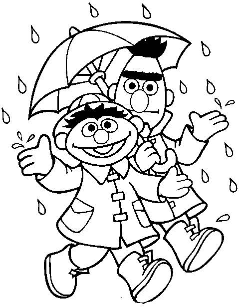 485x615 Pics Of Bert And Ernie Coloring Pages