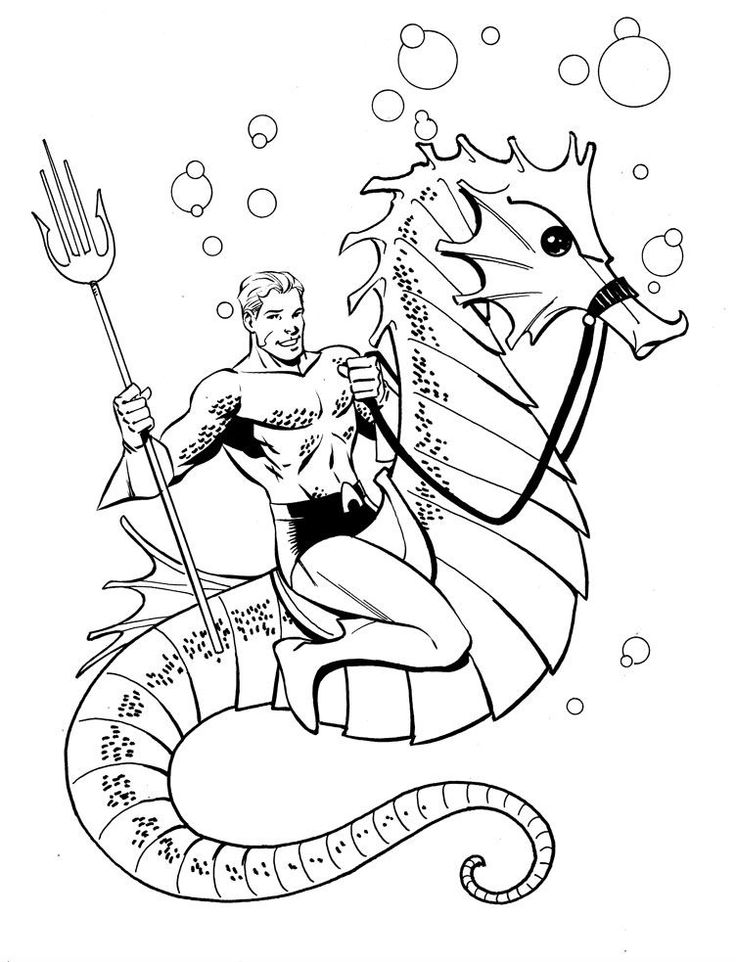 736x962 Best Aquaman Coloring Pages Images On Coloring
