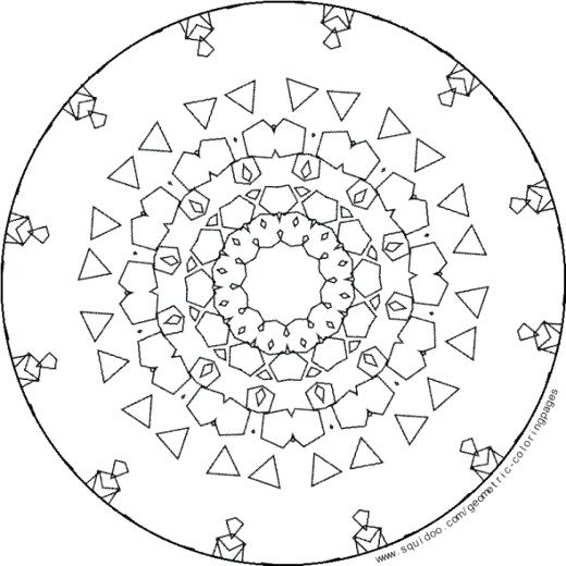 520x520 Mc Escher Coloring Pages Mc Escher Tessellations Coloring Pages