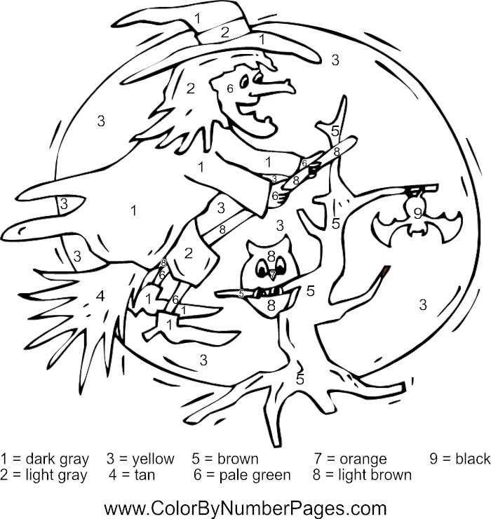 700x740 Halloween Coloring Pages Esl