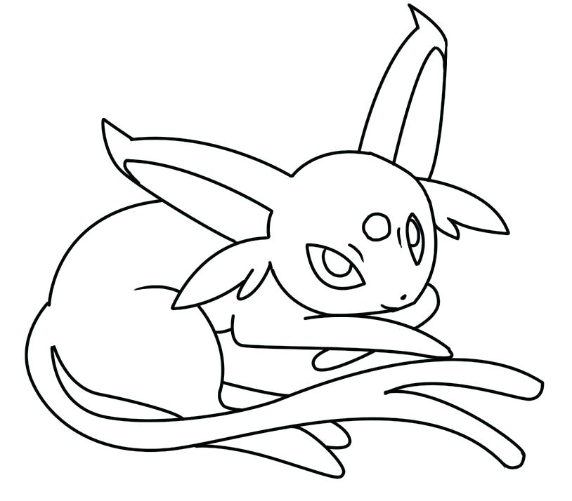 814x714 Espeon Coloring Pages Coloring Pages Coloring Page