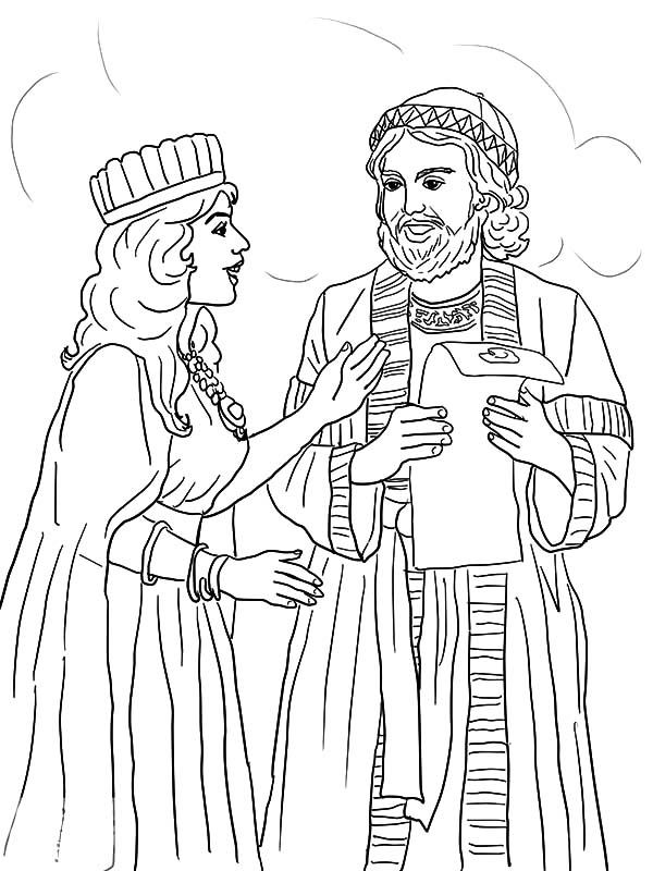 600x800 Queen Esther Coloring Page Coloring Pages