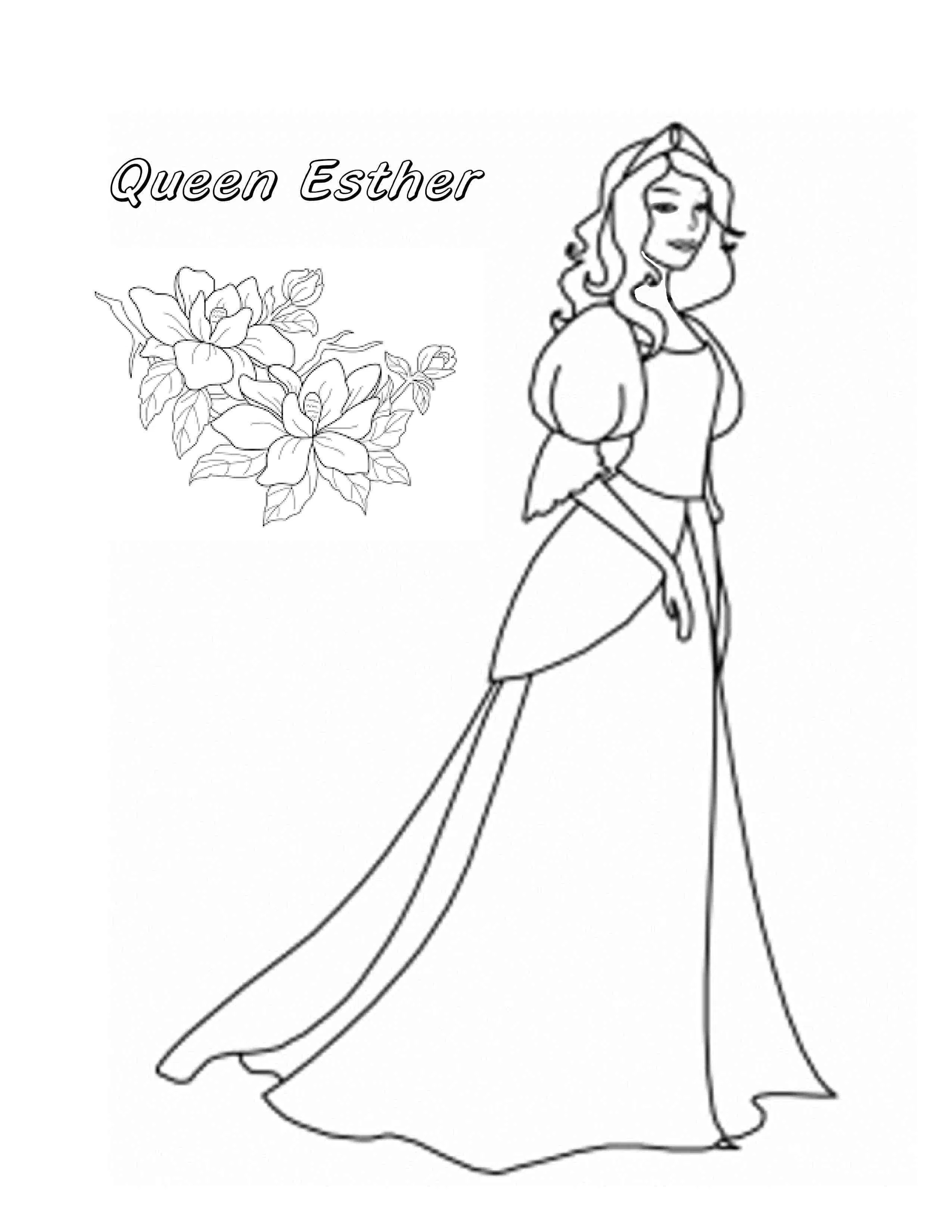 2550x3300 Inspirational Coloring Pages Queen Esther
