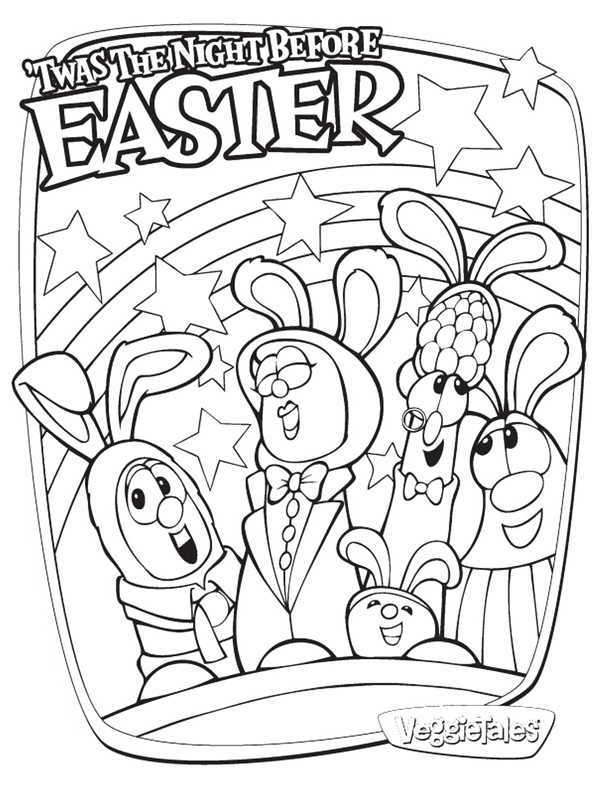 1236x1600 Veggie Tales Coloring Pages