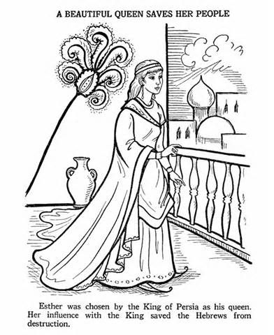 392x480 Esther Bible Coloring Pages Mmo Esther Bible