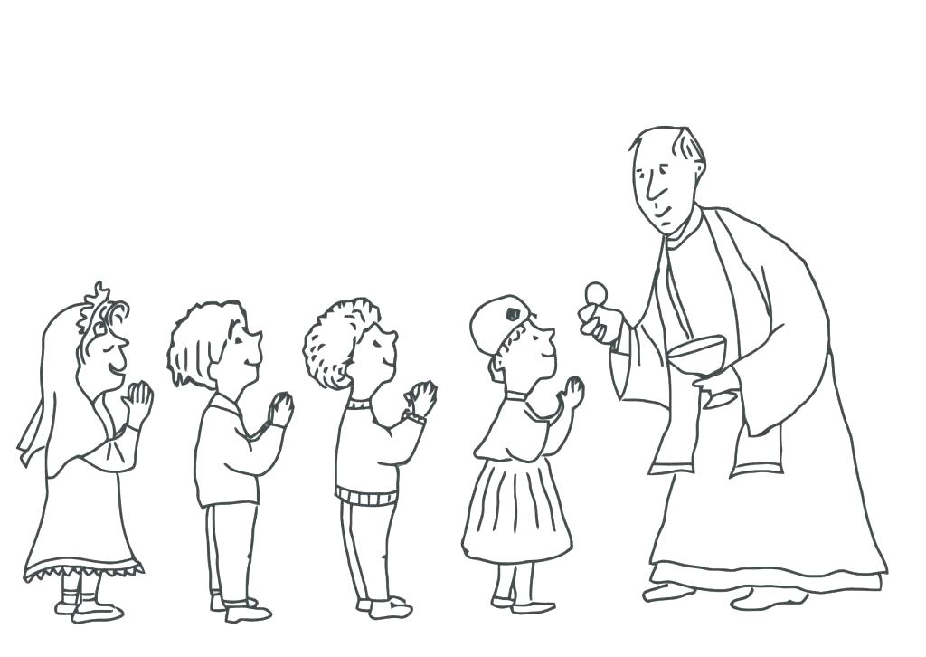 1024x726 Communion Coloring Pages Ordinary Time Color Page Communion