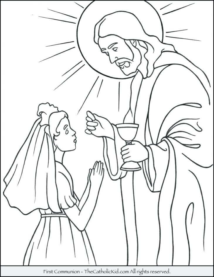 Eucharist Coloring Pages at GetDrawings | Free download