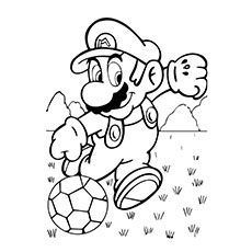 230x230 Soccer Ball Coloring Pages