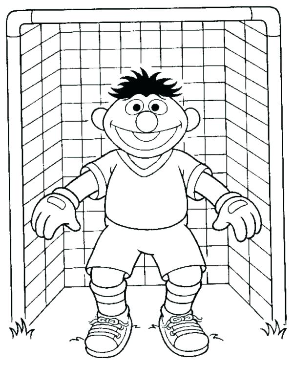 600x747 Soccer Coloring Page
