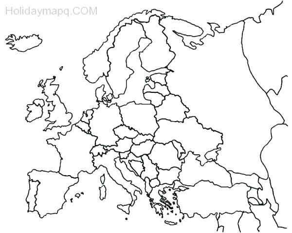 600x479 Europe Coloring Page Map Of Coloring Page Europe Animals Coloring