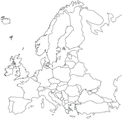 400x392 Europe Map Coloring Page Map Coloring Map Coloring Pages