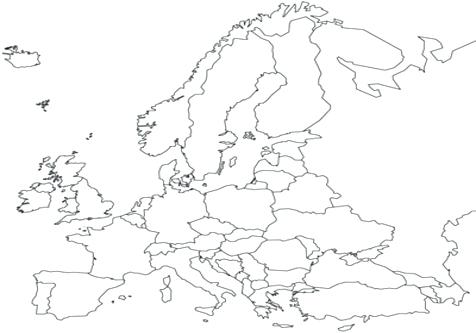 Europe Map Coloring Page at GetDrawings | Free download