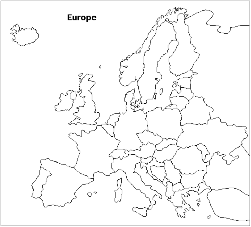 842x762 Awesome Map Of Europe Coloring Page Travelquaz