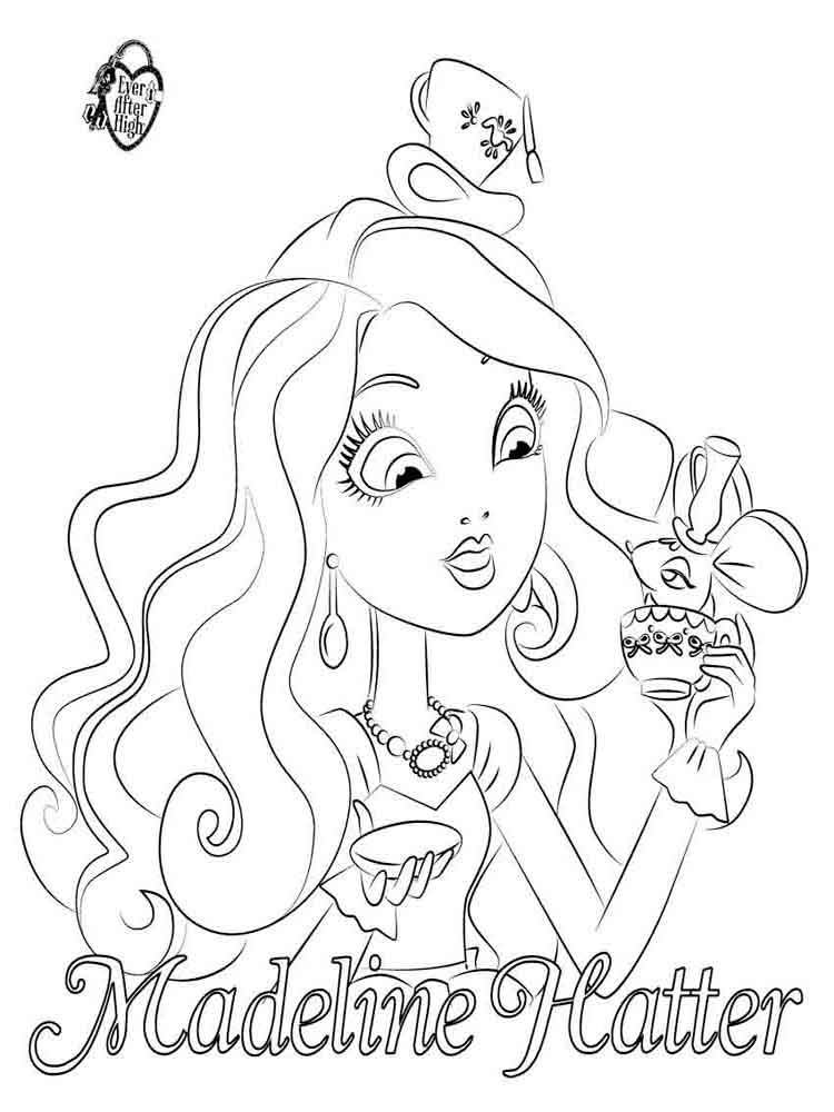 750x1000 Ever After High Coloring Pages Download And Print Ever After High