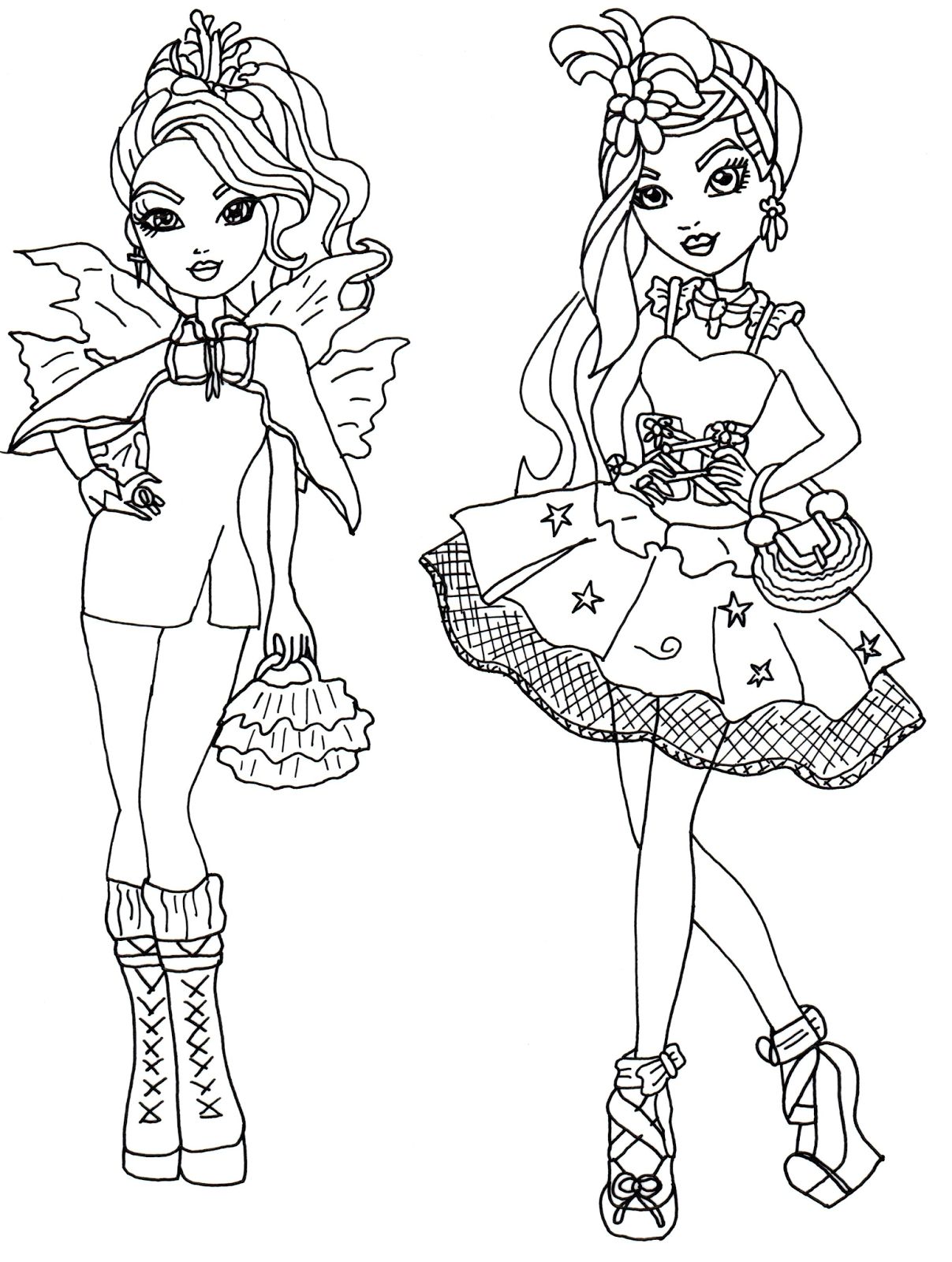 1207x1600 Ever After High Coloring Pages Getcoloringpages Download Of Ever