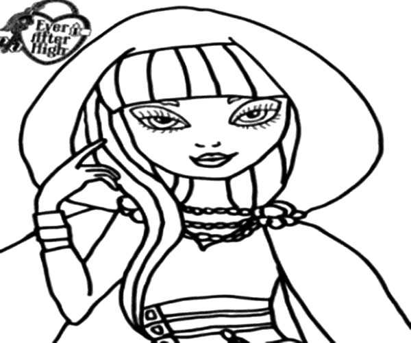 600x500 Ever After High Cerise Hood Coloring Pages