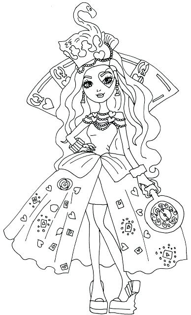 388x640 Ever After High Coloring Page Free Printable Ever After High