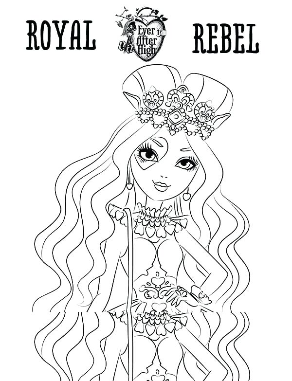 600x783 Ever After High Coloring Page Queen Coloring Pages Raven Queen