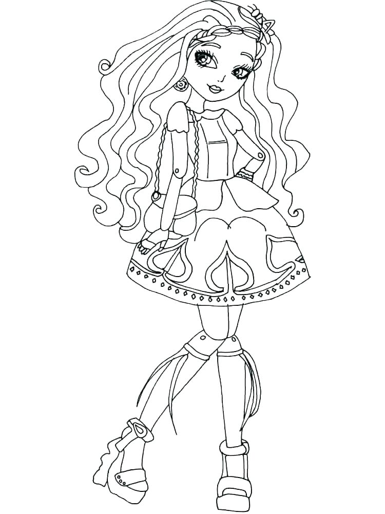 750x1000 Ever After High Coloring Pages Dragon Games Get This Free