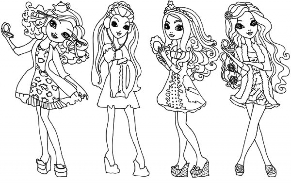 960x603 Ever After High Coloring Pages Free Ever After High Coloring Pages