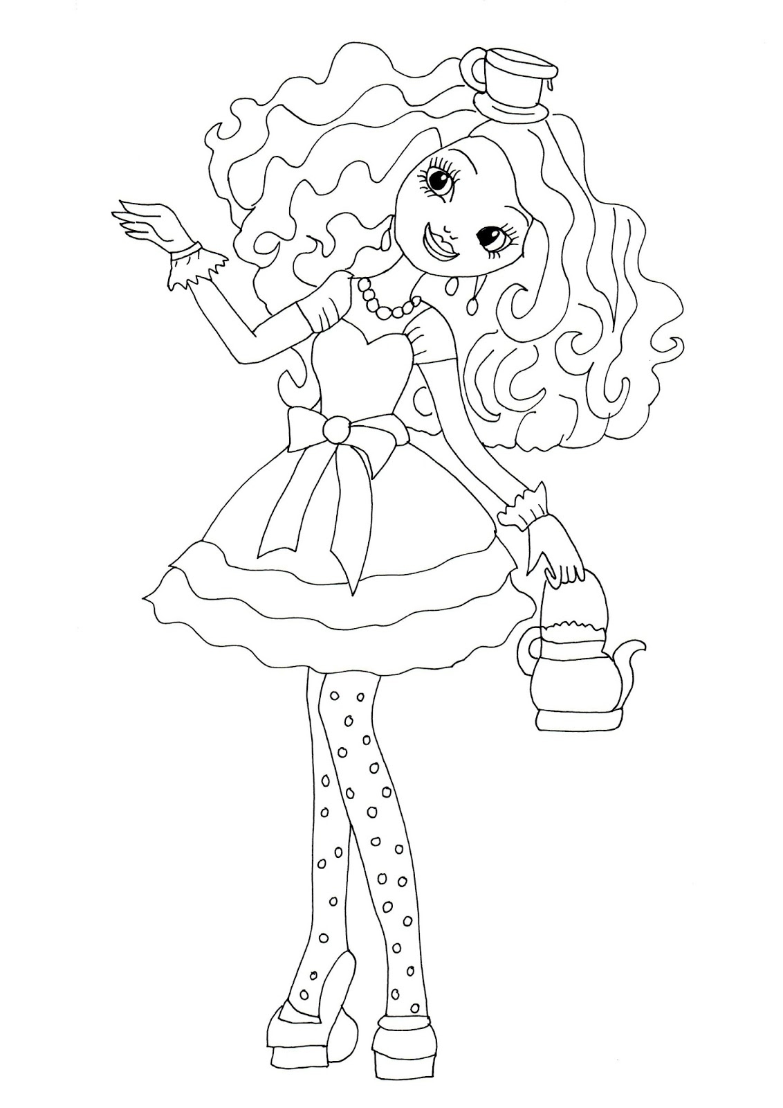 1132x1600 Ever After High Coloring Pages Best Of Free Printable Ever After
