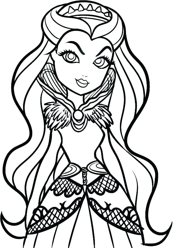 600x858 Monster High Coloring Pages To Print For Free Free Monster High