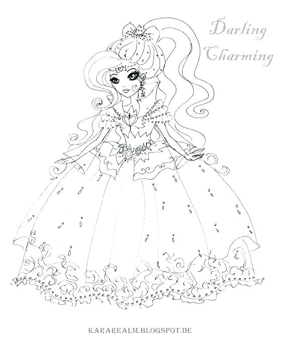 564x677 Ever After High Coloring Pages Kitty Cheshire Free Printable