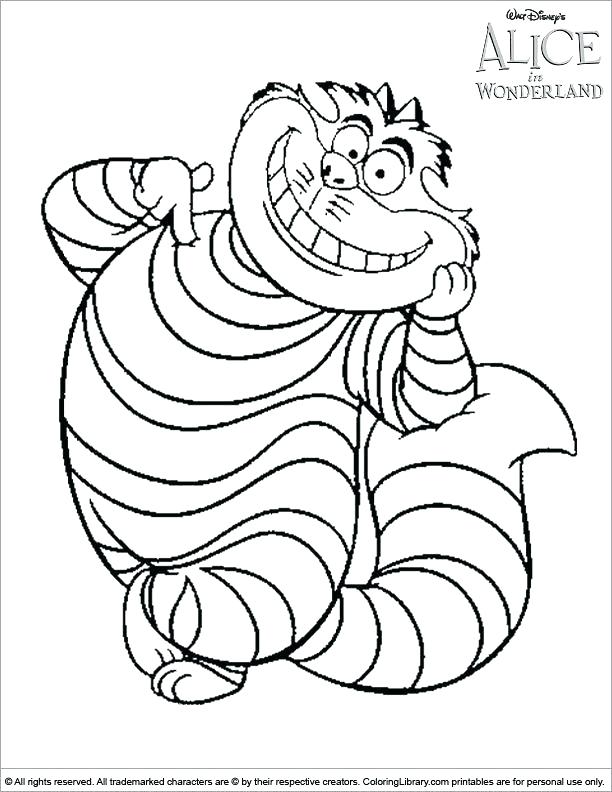 612x792 Cheshire Cat Coloring Pages Cat Coloring Page Check Out These