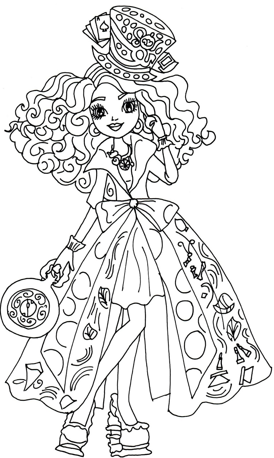 956x1600 Free Printable Ever After High Coloring Pages Madeline Best