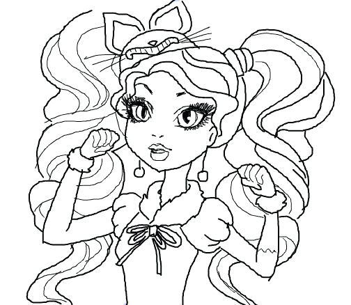 Ever After High Coloring Pages Madeline Hatter at GetDrawings | Free ...
