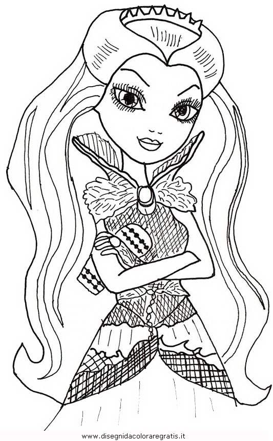 533x860 Ever After High Coloring Pages Beautiful Raven Queen Ever After