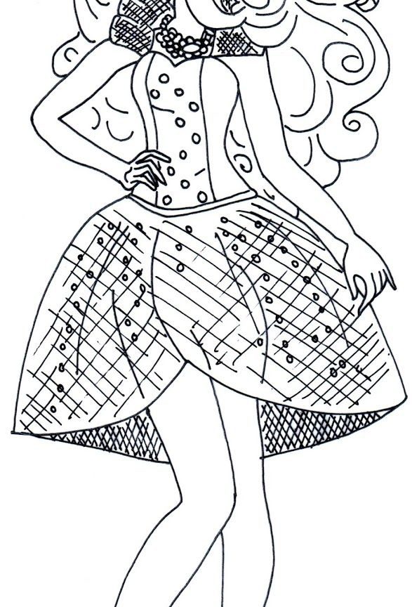 587x864 Ever After High Coloring Pages Breathtaking For Kids Way Too