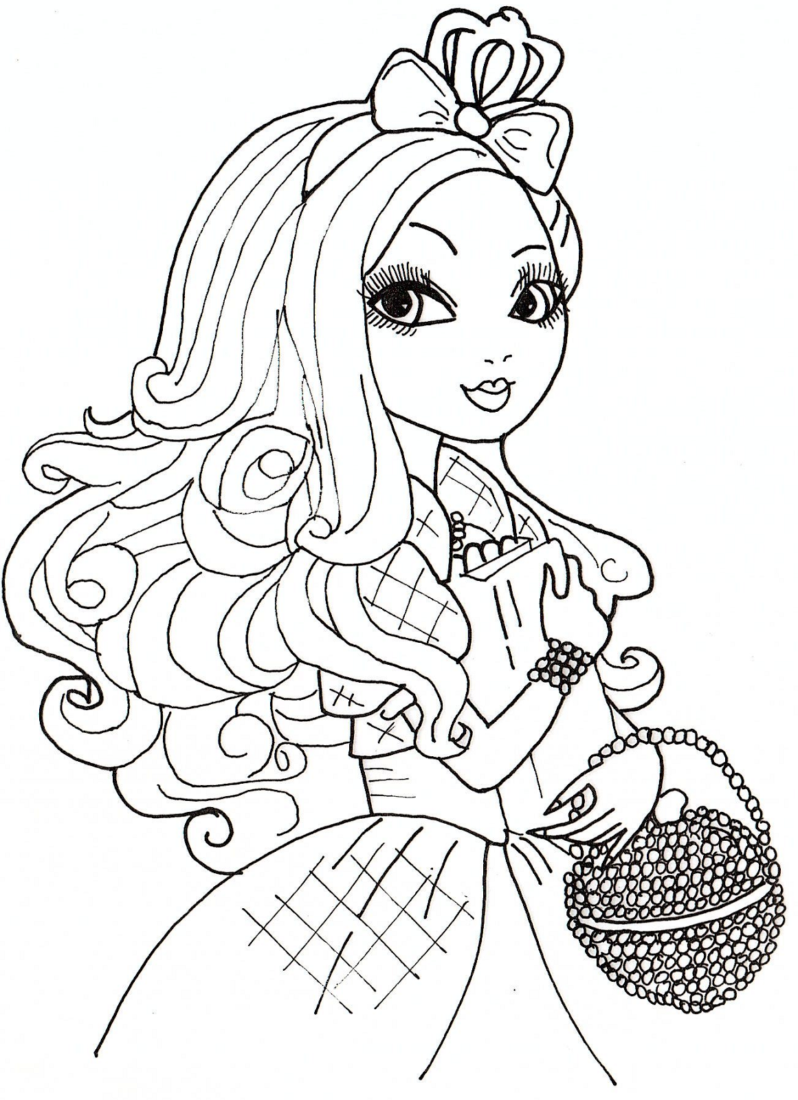 1161x1600 Ever After High Coloring Pages