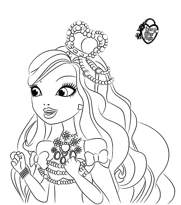 Ever After High Madeline Hatter Coloring Pages at GetDrawings | Free ...