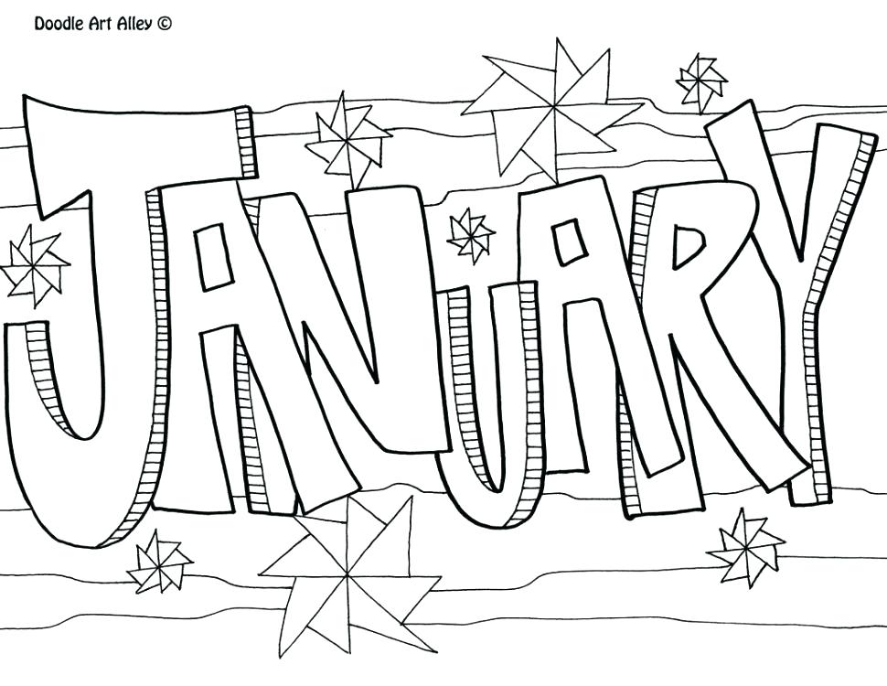 970x750 Months Of The Year Coloring Pages Coloring Ever After High Orig