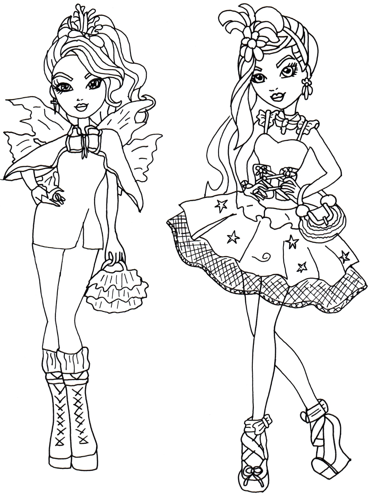 1207x1600 Ever After High Coloring Pages Getcoloringpages Download