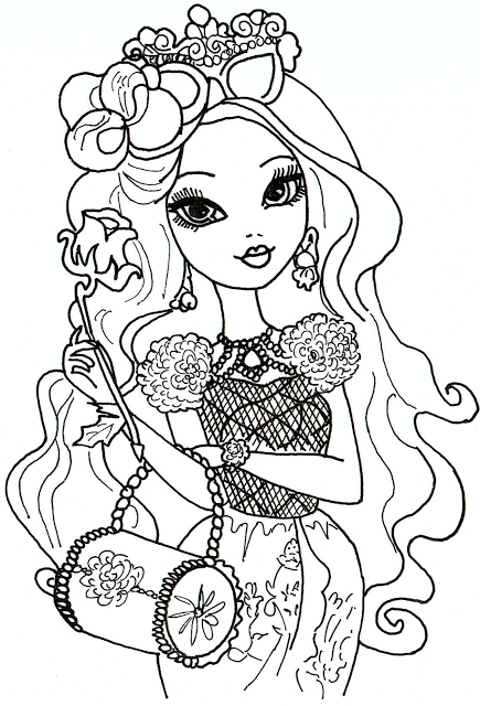 435x640 Ever After High Coloring Pages