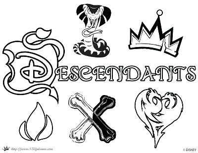 400x309 Descendants Coloring Pages With Kids Coloring Sheets
