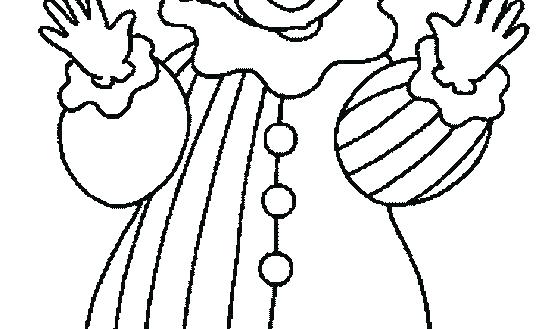 545x329 Scary Clown Coloring Pages Clowns Coloring Pages Scary Clown