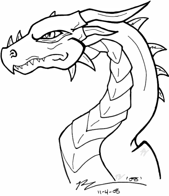 Evil Dragon Coloring Pages at GetDrawings | Free download