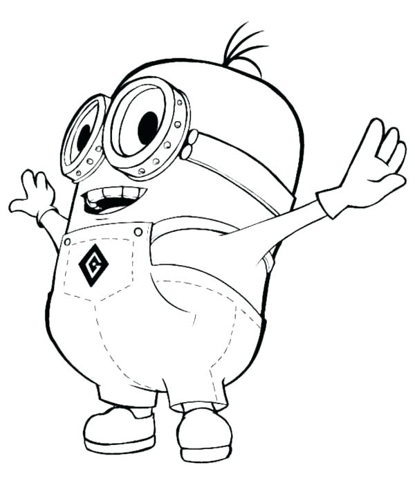 600x695 Free Printable Evil Minion Coloring Pages Page Colori