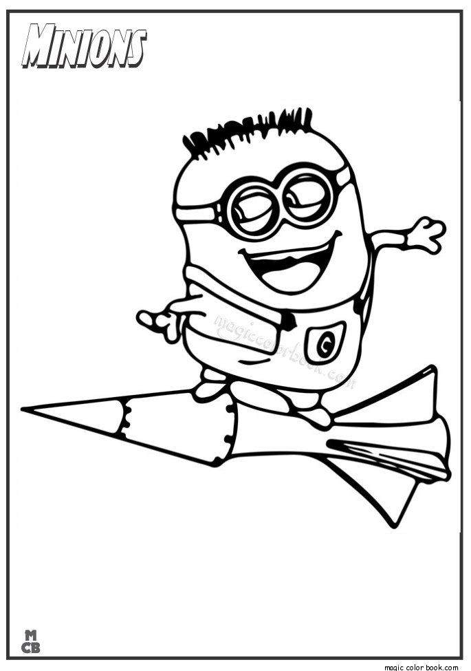 685x975 Minion Evil Coloring Pages