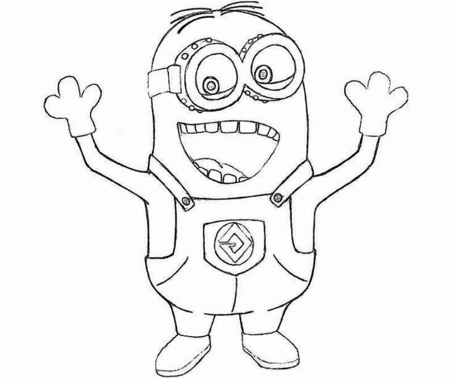 922x768 Free Printable Coloring Pages Evil Minion Coloring Page Cartoon