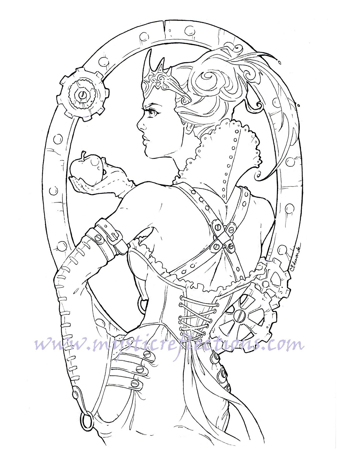 1219x1600 Evil Queen Coloring Pages Picturesque Acpra