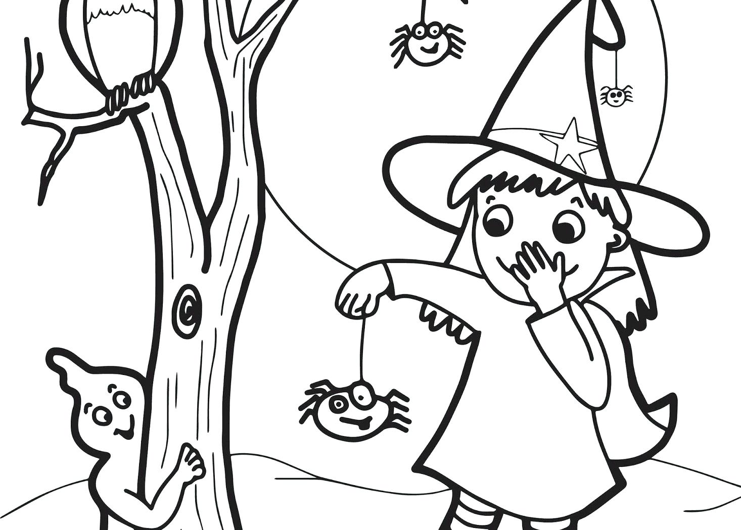 1466x1050 Scary Cat Halloween Coloring Pages Face Pictures Free Download