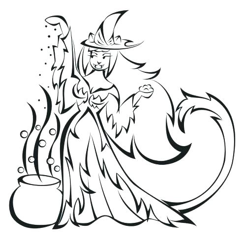 500x500 Witches Coloring Pages Witches Coloring Pages Owl Witch Coloring